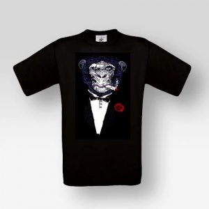 T-shirt Με Στάμπα Godfather Gorilla