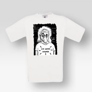 T-shirt Unisex Με Στάμπα Einstein