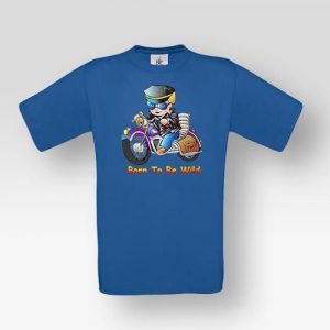T-shirt Παιδικό Με Στάμπα Born To Be Wild