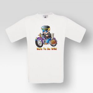 T-shirt Παιδικό Με Στάμπα Born To Be Wild