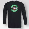 T-shirt Μακρυμάνικο Με Στάμπα Yolo