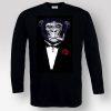T-shirt Μακρυμάνικο Με Στάμπα Godfather Gorilla