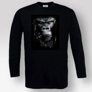 T-shirt Μακρυμάνικο Με Στάμπα King Kong