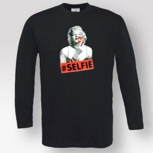 T-shirt Μακρυμάνικο Με Στάμπα Marilyn Monroe