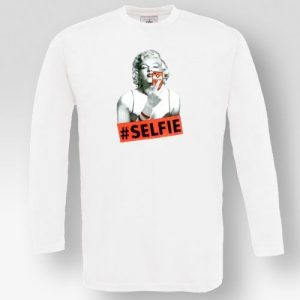 T-shirt Μακρυμάνικο Με Στάμπα Marilyn Monroe