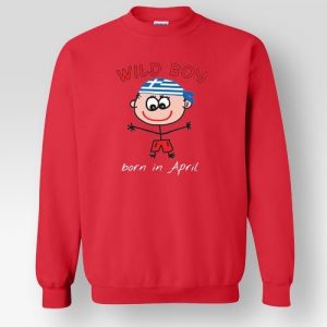 Φούτερ Κλασικό Παιδικό Με Στάμπα Wild Boy