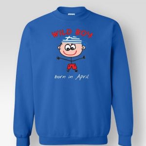 Φούτερ Κλασικό Παιδικό Με Στάμπα Wild Boy