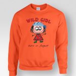 Φούτερ Κλασικό Παιδικό Με Στάμπα Wild Girl