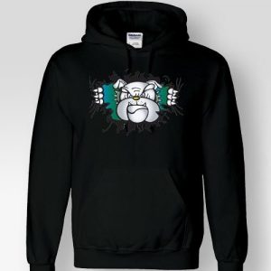 Φούτερ Κουκούλα Με Στάμπα Bulldog