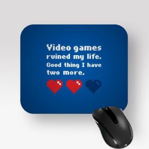Mousepad Με Videogame Quote