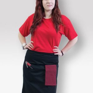 Ποδιά σερβιτόρου μακριά με τσέπη