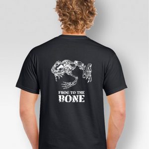 T-shirt Μαύρο ΟΥΚ Frog To The Bone