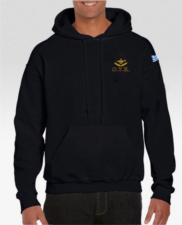 Φούτερ Κουκούλα Μαύρο ΟΥΚ Βατραχοπουλάδα