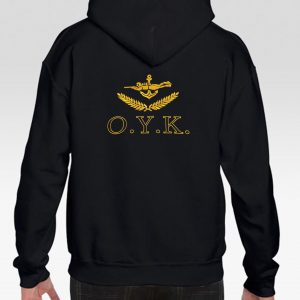 Φούτερ Κουκούλα Μαύρο ΟΥΚ Βατραχοπουλάδα