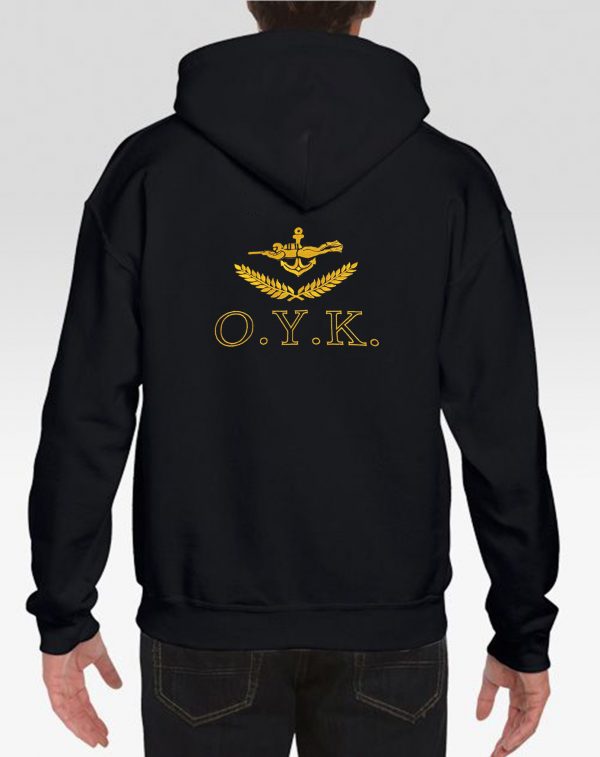 Φούτερ Κουκούλα Μαύρο ΟΥΚ Βατραχοπουλάδα