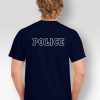T-shirt Navy Με Κέντημα Police