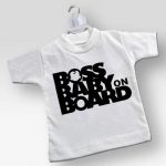 Mini T-shirt Boss Baby On Board