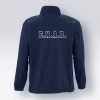 Ζακέτα Fleece Navy Με Κέντημα ΕΚΑΒ