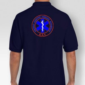 Polo Safran Navy Με Κέντημα ΕΚΑΒ